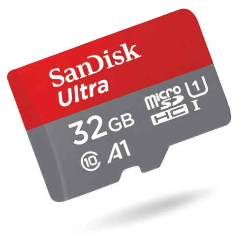 32GB MicroSD Card Per Camera